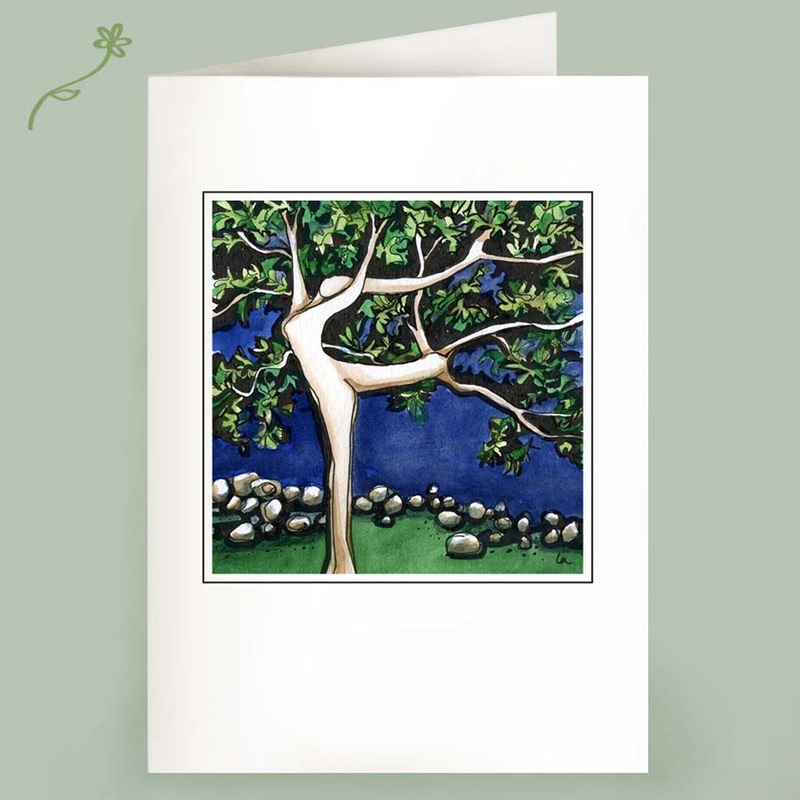 dancing tree note cards