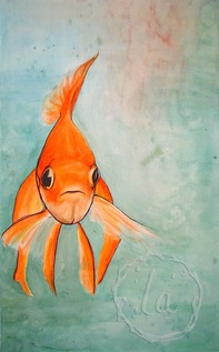 just keep swimming nemo buster goldfish orange gold