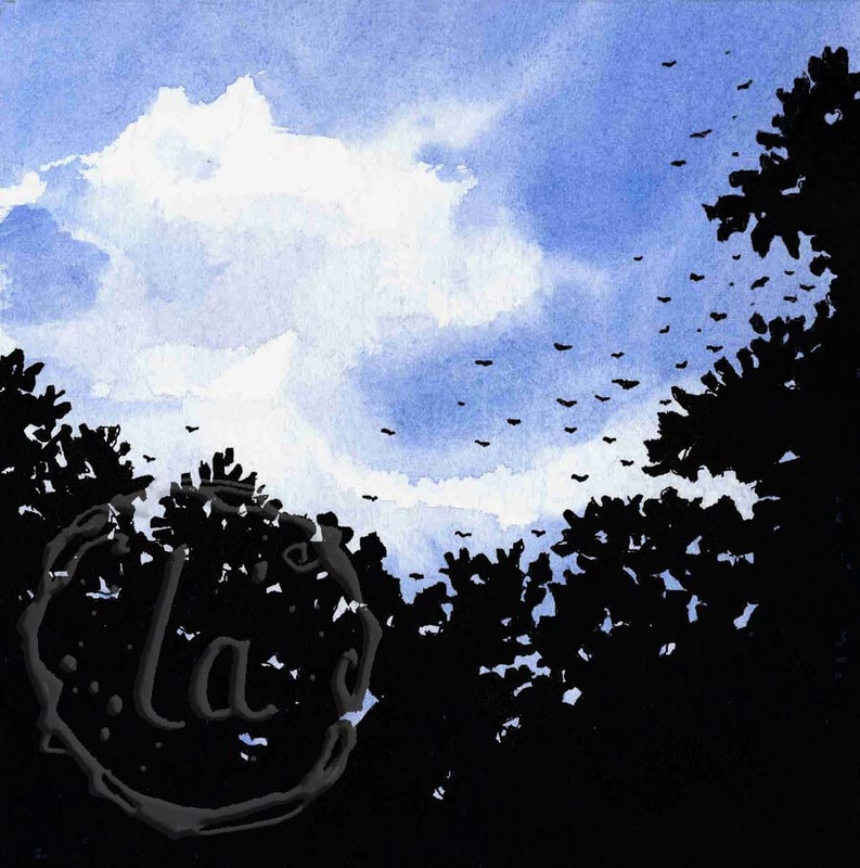 four and twenty blackbirds trees silhouette