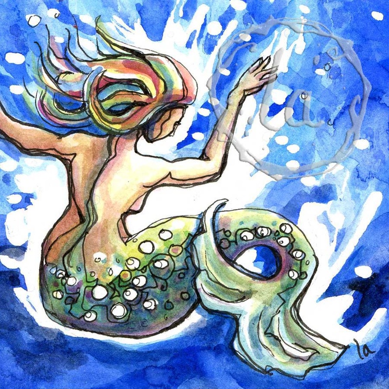 a mermaid takes the plunge