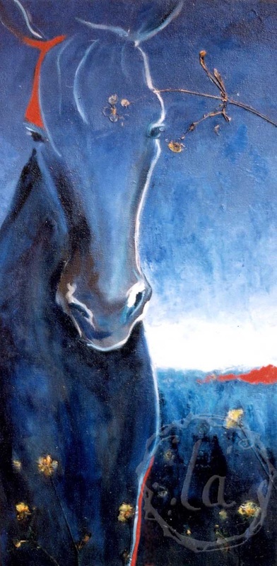 Horse out of the blue