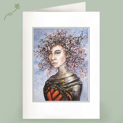 chrysalis monarch note cards